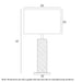 Buy Table Lamps Australia CHAD Table Lamp Wood - CHAD TL-WDBK