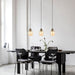 Buy Island Pendant Lights Australia Interior Bronze Amber Ellipse Glass Shape 3 Light Island Pendant - CHAMPAN1X3S