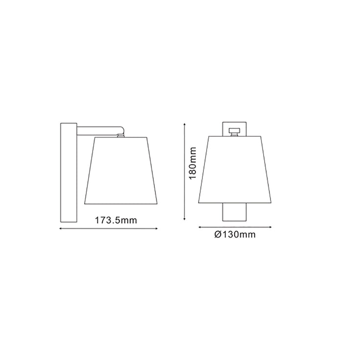 Buy Wall Sconce Australia Chester 6W LED Interior Wall Light 5000K - CHESTER02