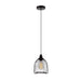 Buy Pendant Lights Australia Cheveux 1 Light Pendant Black Iron Mesh Bird Cage Shape - CHEVEUX1