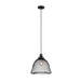 Buy Pendant Lights Australia Cheveux 1 Light Pendant Black Iron Mesh Bell Shape - CHEVEUX3
