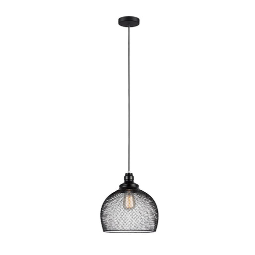 Buy Pendant Lights Australia Cheveux 1 Light Pendant Black Iron Mesh Large Wine Glass Shape - CHEVEUX4