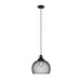 Buy Pendant Lights Australia Cheveux 1 Light Pendant Black Iron Mesh Large Wine Glass Shape - CHEVEUX4