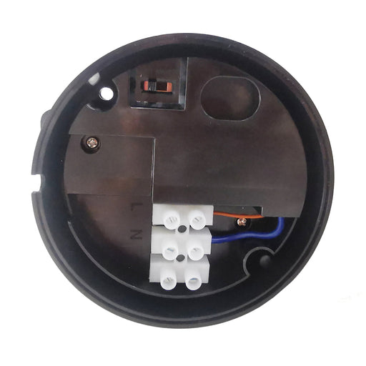 Buy Security Wall Lights Australia Clarion Double Security Wall Light Black 3CCT - CLARION EX2S-BK