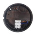 Buy Security Wall Lights Australia Clarion Double Security Wall Light Black 3CCT - CLARION EX2S-BK