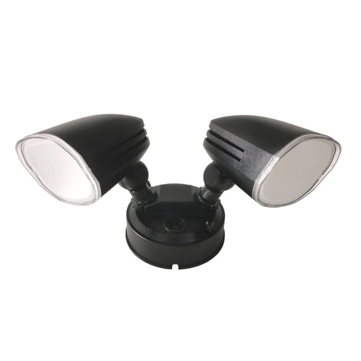 Buy Exterior Spotlights Australia Clarion Double Exterior Spotlights Black 3CCT - CLARION EX2-BK