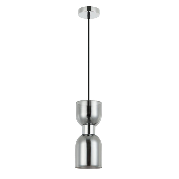 Buy Pendant Lights Australia CLESSIDRA Ellipse Pendant Light Chrome Smokey - CLESSIDRA1