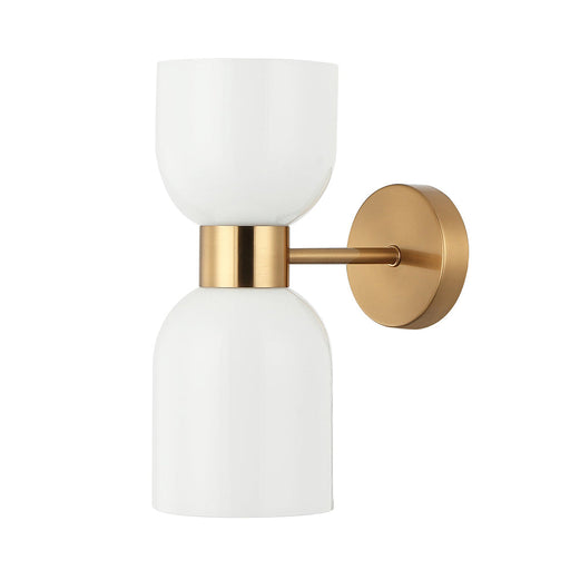 Buy Wall Sconce Australia CLESSIDRA Ellipse Wall 2 Lights Brass Opal - CLESSIDRA2W