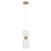 Buy Pendant Lights Australia CLESSIDRA Ellipse Pendant Light Brass Opal - CLESSIDRA2