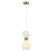 Buy Pendant Lights Australia CLESSIDRA Ellipse Pendant Light Brass Opal - CLESSIDRA2