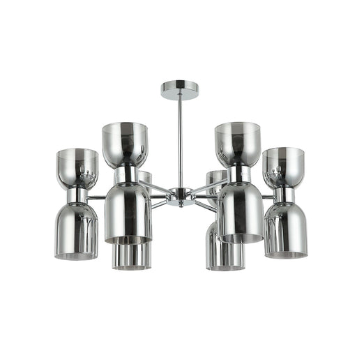 Buy Pendant Lights Australia CLESSIDRA Ellipse Pendant 12 Lights Chrome Smokey - CLESSIDRA3