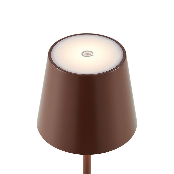 Buy Table Lamps Australia Clio Rechargeable Table Lamp Brown 3000K - CLIO TL-BRW
