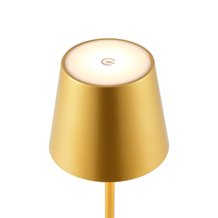 Buy Table Lamps Australia Clio Rechargeable Table Lamp Gold 3000K - CLIO TL-GD