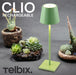 Buy Table Lamps Australia Clio Rechargeable Table Lamp Green 3000K - CLIO TL-GN