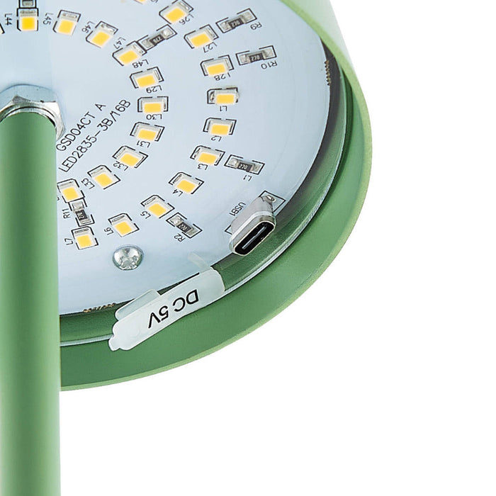 Buy Table Lamps Australia Clio Rechargeable Table Lamp Green 3000K - CLIO TL-GN