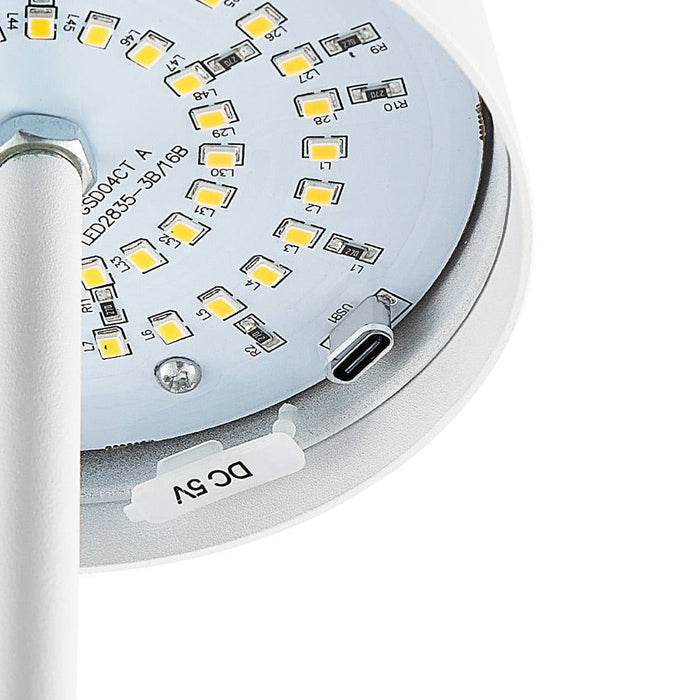 Buy Table Lamps Australia Clio Rechargeable Table Lamp White 3000K - CLIO TL-WH