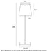 Buy Table Lamps Australia Clio Rechargeable Table Lamp Black 3000K - CLIO TL-BK