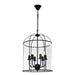 Buy Pendant Lights Australia Clovelly 6 Light Pendant Light Black - CLOV6PBLK