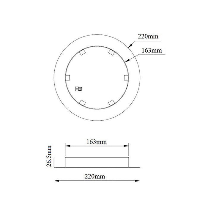 Buy Ceiling Canopies Australia Cluster Pendant Canopy Round Black Max 6 Lights - CLUSTER2