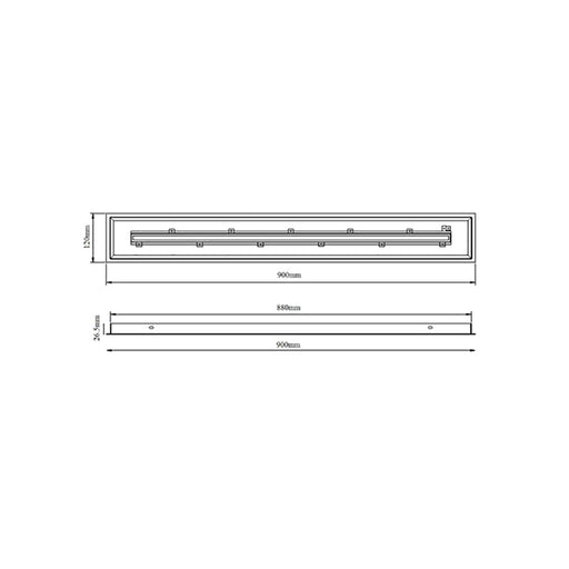 Buy Ceiling Canopies Australia Cluster Pendant Canopy Rectangular Black Max 11 Lights - CLUSTER4