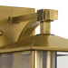 Buy Outdoor Wall Lanterns Australia Coby 1 Light Wall Light 150mm IP44 Brass, Clear - COBY EX15-BRS