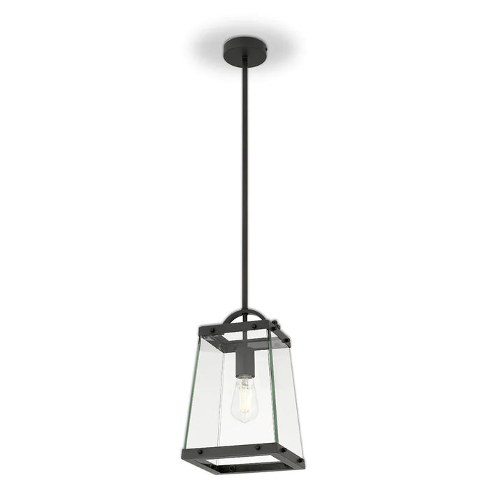 Buy Ceiling Lanterns Australia Colair 1 Light Pendant Solid Black - COLAIR PE1-BK