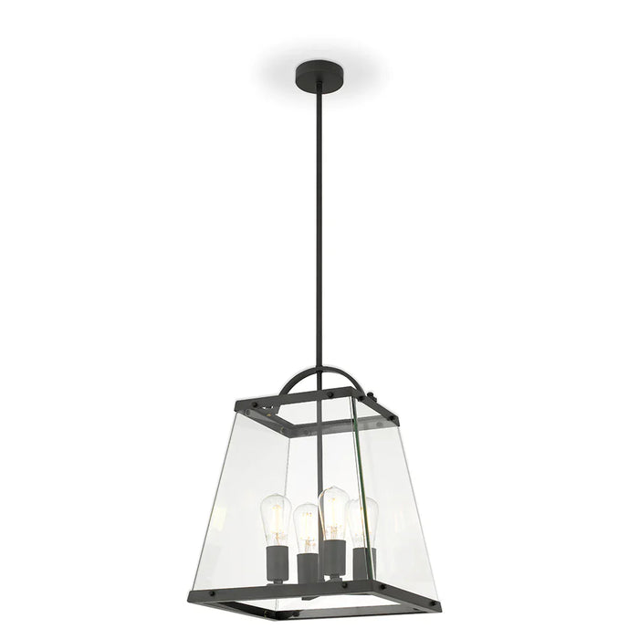 Buy Ceiling Lanterns Australia Colair 4 Light Pendant Solid Black - COLAIR PE4-BK