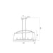 Buy Island Pendant Lights Australia Colair 5 Light Pendant Solid Brass - COLAIR PE5-BRS