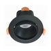 Buy Recessed LED Downlights Australia Comet Round Recessed LED Downlight 9W Black Aluminium 3 CCT - COMET07