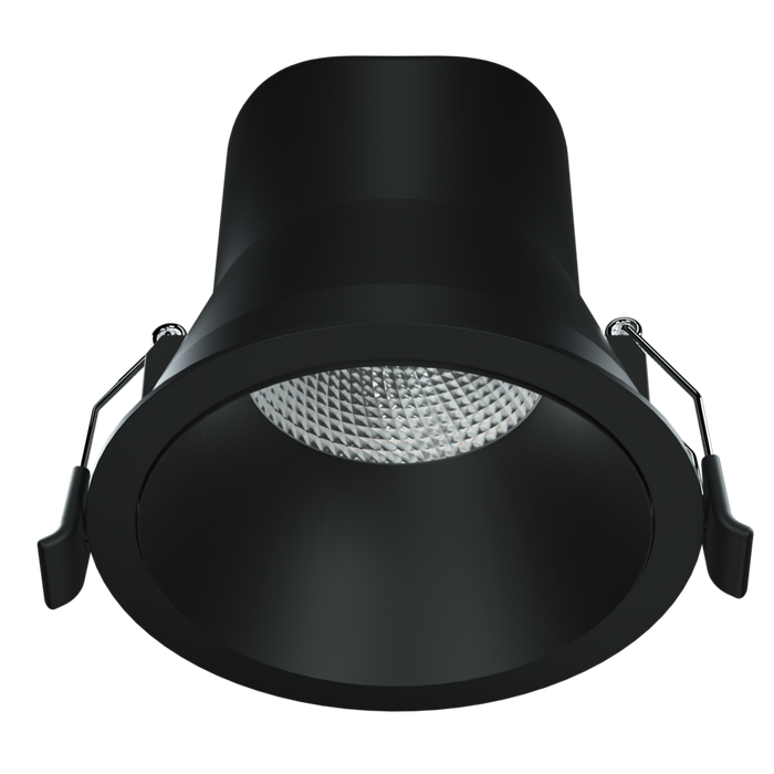 Buy Recessed LED Downlights Australia Coolum Recessed LED Downlight 12W Black TRI Colour - S9069TC/BK
