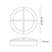 Buy Bunker Lights Australia Cooper Bunker Light 16W Black Aluminium 3CCT - SE7082TC/BK