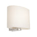 Buy Wall Sconce Australia Cordula Light Wall Light Chrome Metal / Matt Opal Glass - CORD1W