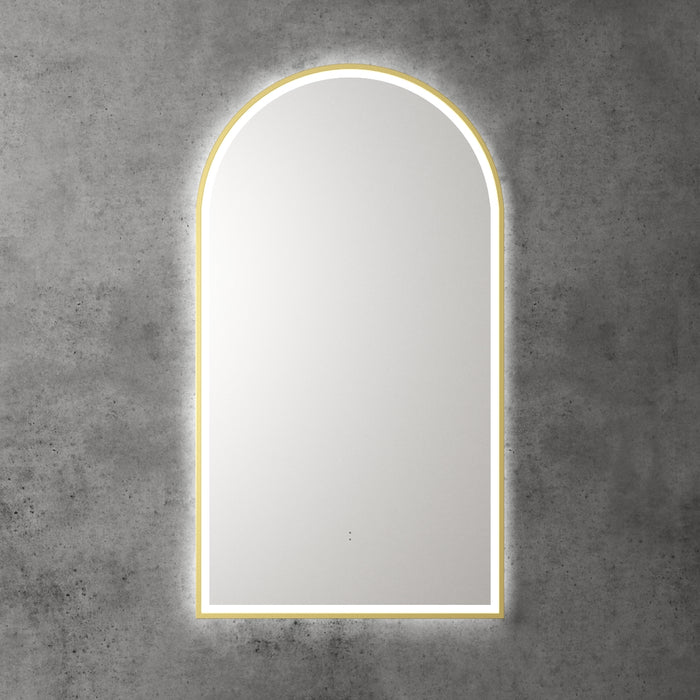 Canterbury LED Mirror 36W 3CCT Brushed Gold - LMCAN-500-BG