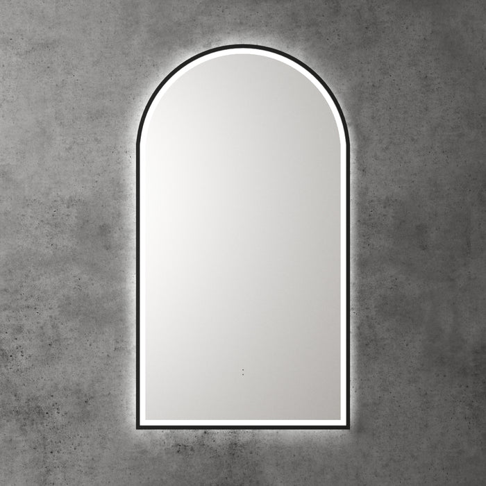 Canterbury LED Mirror 36W 3CCT Matte Black - LMCAN-500-MB