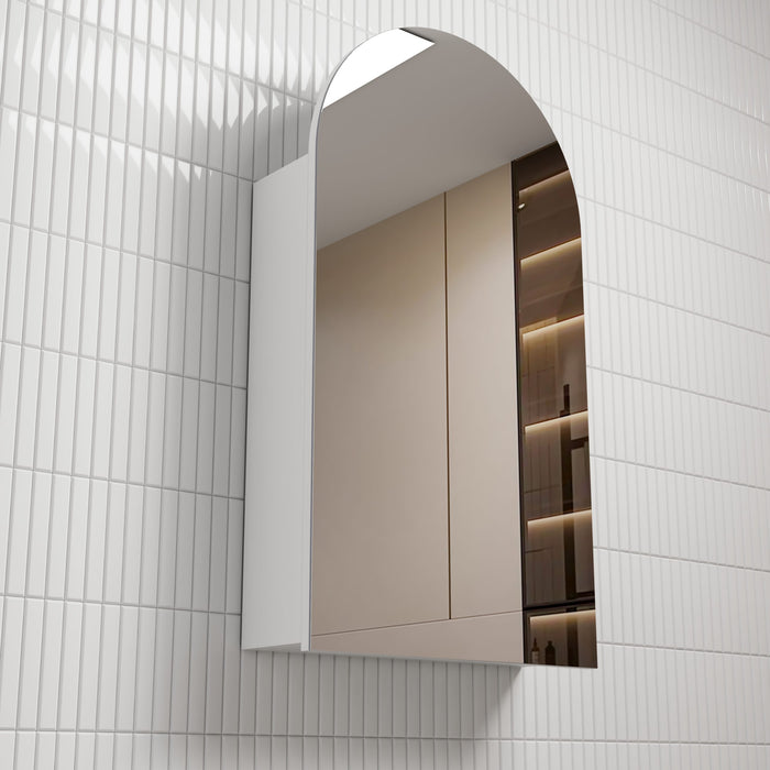 Canterbury Shaving Cabinet Matte White - SCCAN-500-MW