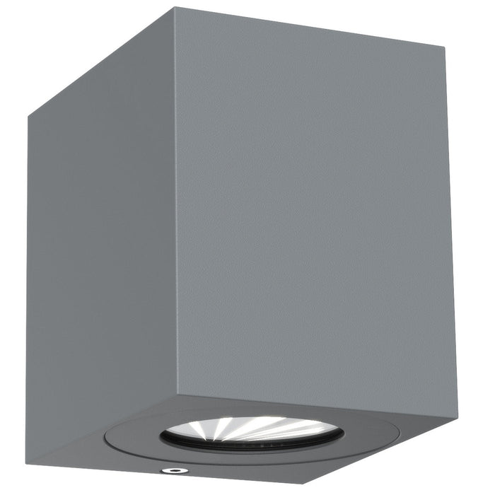 Canto Kubi Up & Down Aluminium Wall Light 6W 3000k Grey - 49711010