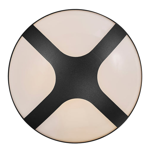 Buy Exterior Wall Lights Australia Cross Exterior Wall Light W205mm Black Aluminium - 2118121003