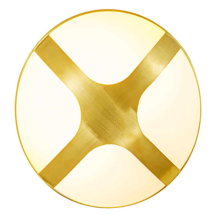 Buy Exterior Wall Lights Australia Cross Exterior Wall Light W205mm Brass - 2118121035