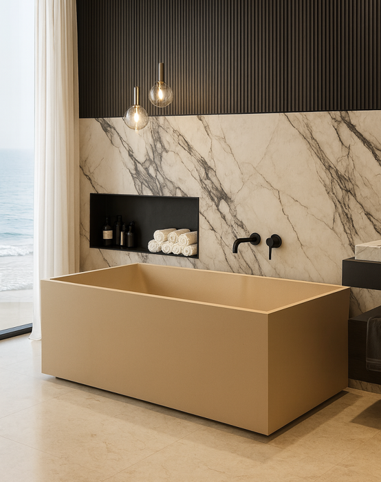 CUBE - Freestanding Stone Bath - PBS1014
