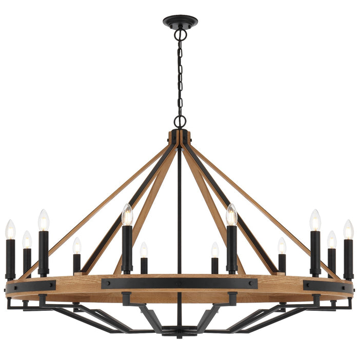 Buy Chandeliers Australia DARIEN Pendant 12 Lights Ash & Black Matt - DARIEN PE12-ASH