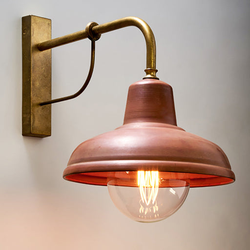 Buy Wall Sconce Australia Deksel Aged Copper Interior Wall Light - DEKSEL02