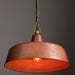 Buy Pendant Lights Australia Deksel Aged Copper 1 Light Pendant - DEKSEL03