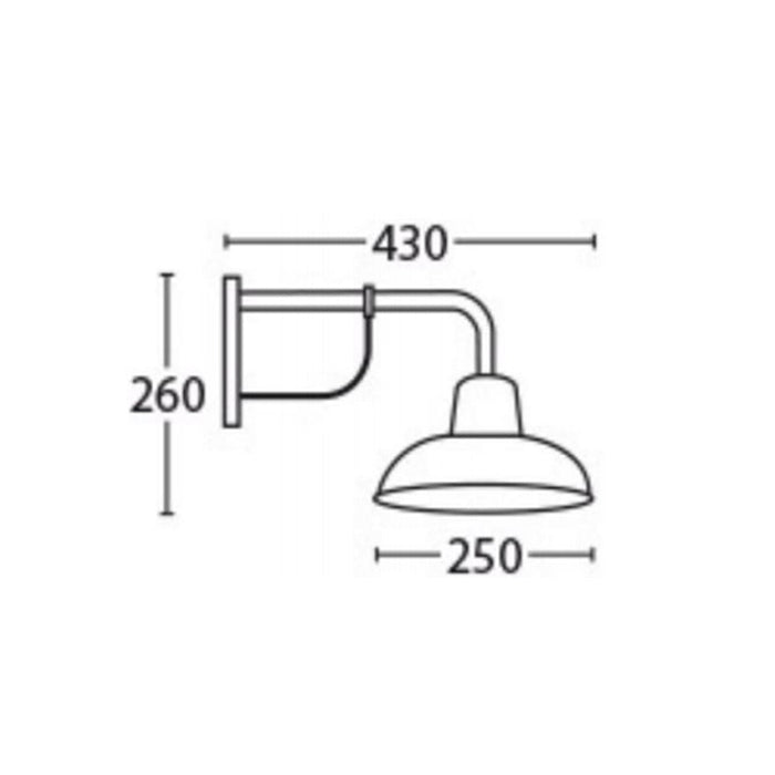 Buy Wall Sconce Australia Deksel Wall Sconce Black Aluminium - DEKSEL05