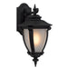 Buy Outdoor Wall Lanterns Australia Delfino 1 Light Wall Light Black Aluminium - DELFINO EX-BK