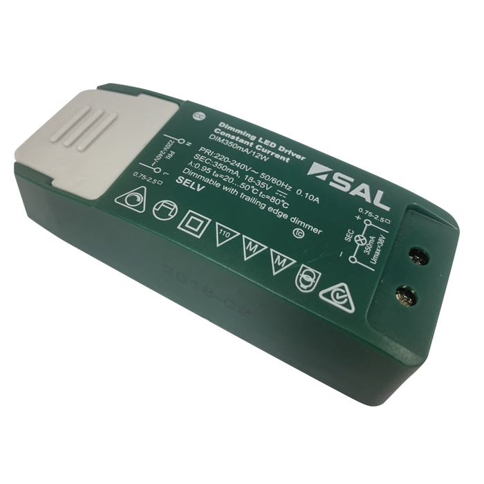 Buy LED Drivers Australia PLUTO Constant Current 350MA Dimmable LED Driver 12W
