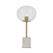Buy Table Lamps Australia Dimas 1 Light Table Lamp White & Antique Gold - DIMAS TL-WHAG