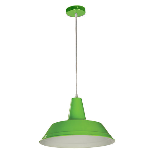 Buy Pendant Lights Australia Divo Angled Dome Shape 1 Light Pendant Green - DIVO8