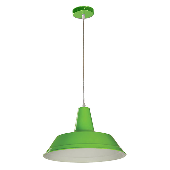 Buy Pendant Lights Australia Divo Angled Dome Shape 1 Light Pendant Green - DIVO8