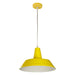 Buy Pendant Lights Australia Divo Angled Dome Shape 1 Light Pendant Yellow - DIVO9