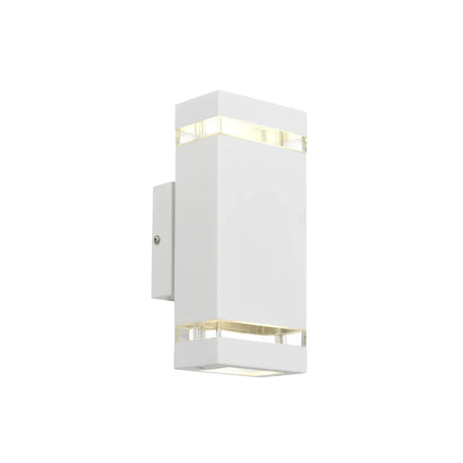 Buy Up / Down Wall Lights Australia Dixon Up / Down Wall Lights White Stainless Steel - DIXON EX2-WH